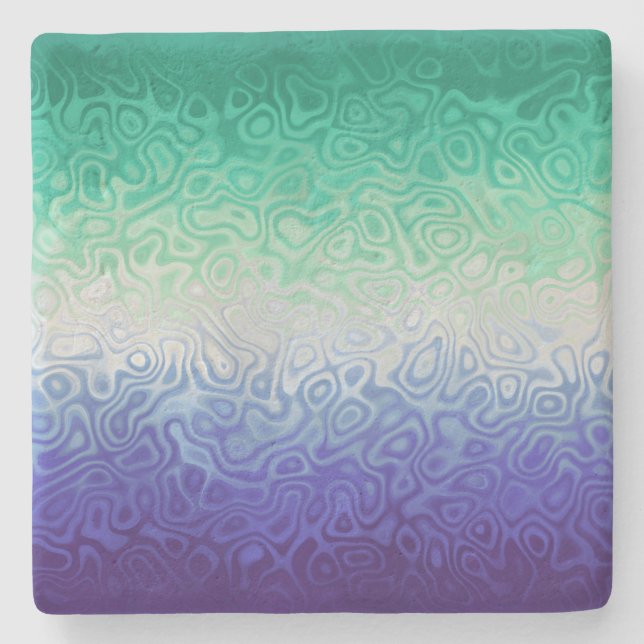 Trippy Ripply Funky Boho MLM Men Loving Men Pride Stone Coaster (Front)