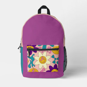 Trippy Seamless Printed Backpack