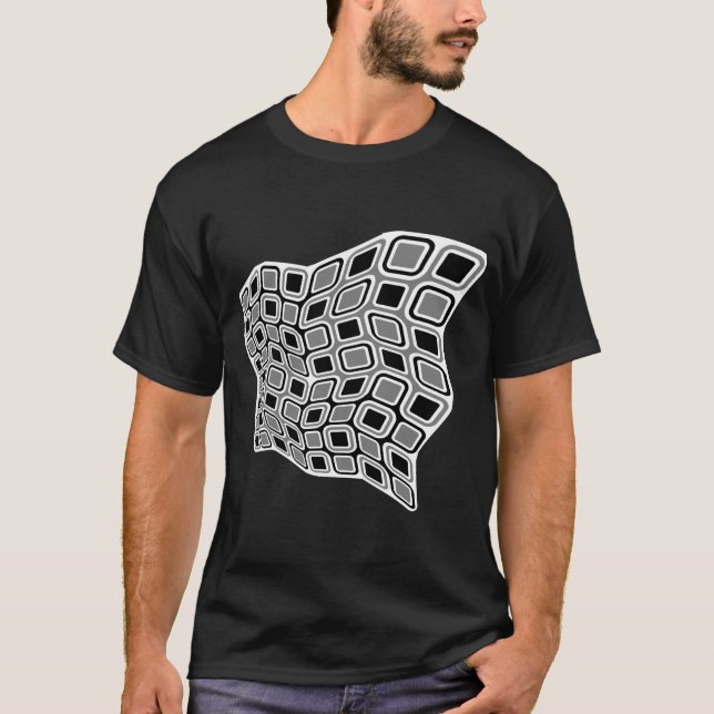 Trippy Squares T-Shirt (Front)