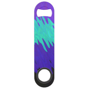 Trippy Squiggly Abstract Alexigender Pride Flag Bar Key