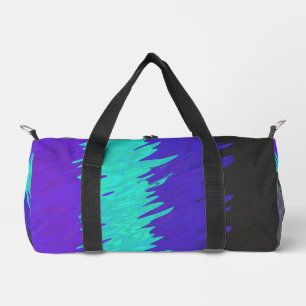 Trippy Squiggly Abstract Alexigender Pride Flag Duffle Bag