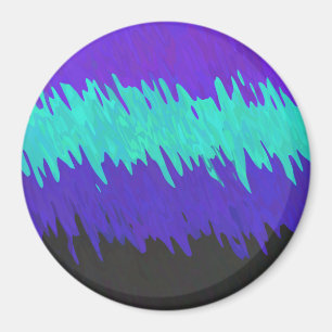 Trippy Squiggly Abstract Alexigender Pride Flag Magnet