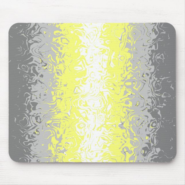Trippy Squiggly Abstract Demigender Pride Flag Mouse Pad (Front)