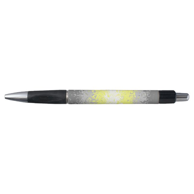 Trippy Squiggly Abstract Demigender Pride Flag Pen (Front)