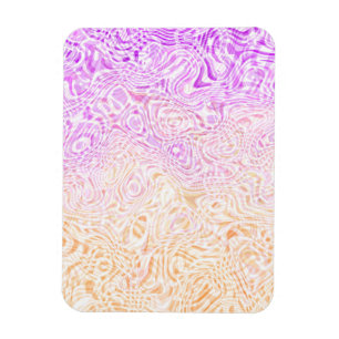Trippy Squiggly Boho Abstract Trixic Pride Flag Magnet