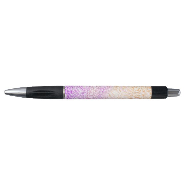Trippy Squiggly Boho Abstract Trixic Pride Flag Pen (Front)