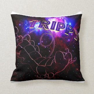 Trippy The caterpillar Throw Pillow