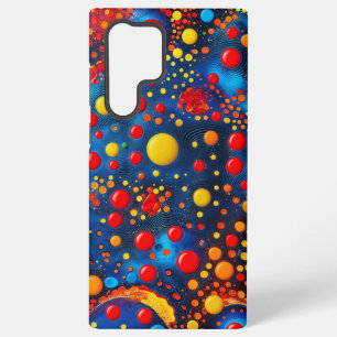 Trippy Tunnel of Colorful Floating Orbs Optical I Samsung Galaxy Case