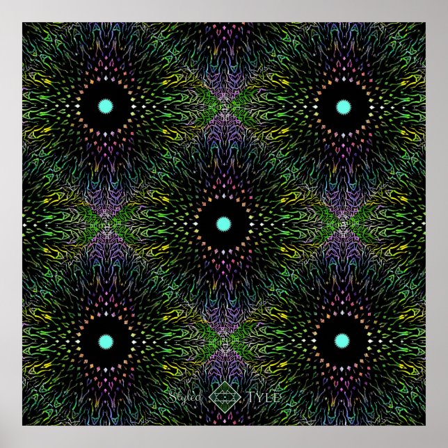Trippy Wallpaper Poster (Front)