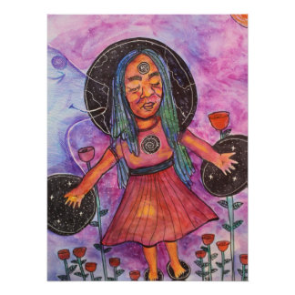 Trippy Whimsical Surreal Poster | Lukes word 2