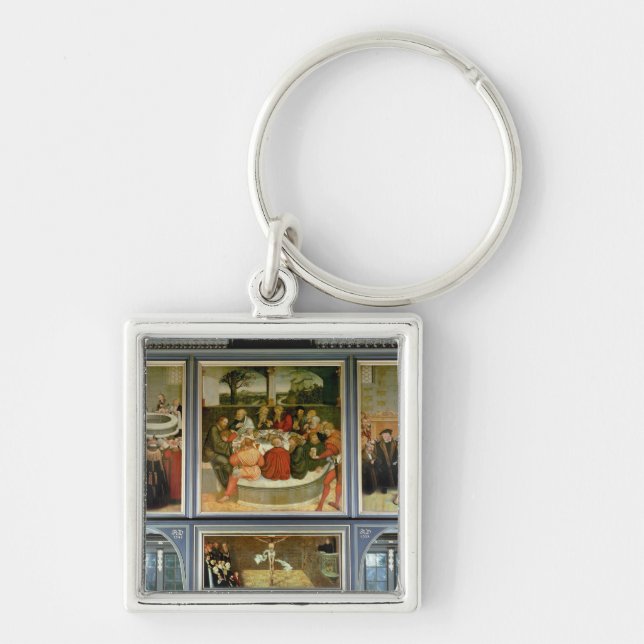 Triptych Keychain (Front)