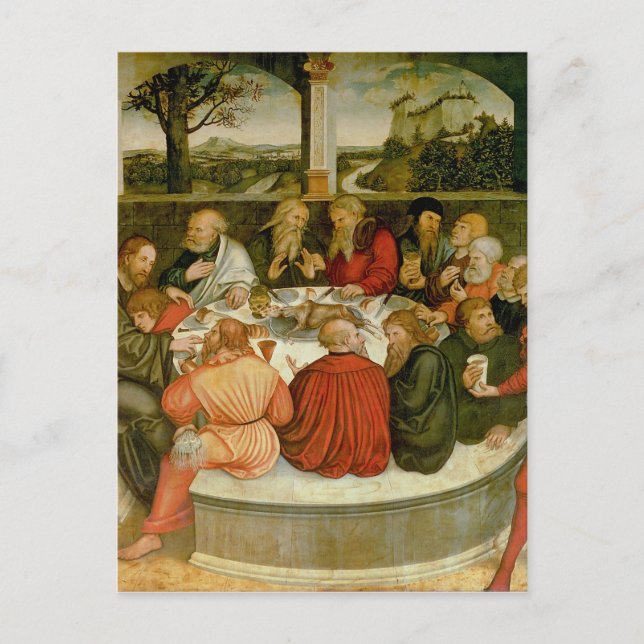 Triptych, left panel, Philipp Melanchthon Postcard (Front)