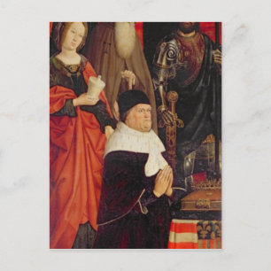 Triptych of Moses and the Burning Bush Postcard