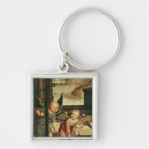 Triptych of the Adoration of the Child Keychain