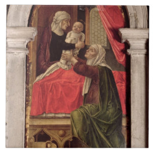 Triptych of the Madonna of the Misericordia, 1473 Tile