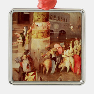 Triptych of the Temptation of St. Anthony Metal Ornament