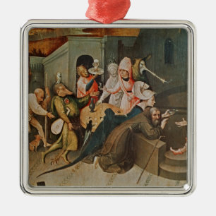 Triptych of the Temptation of St. Anthony Metal Ornament