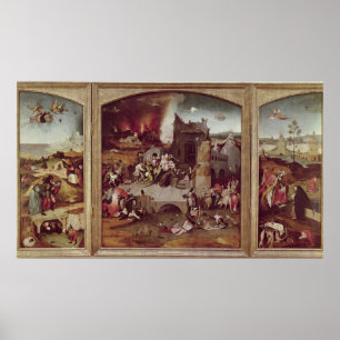Triptych of the Temptation of St. Anthony Poster