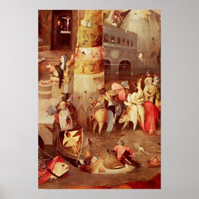 Triptych of the Temptation of St. Anthony Poster (Front)