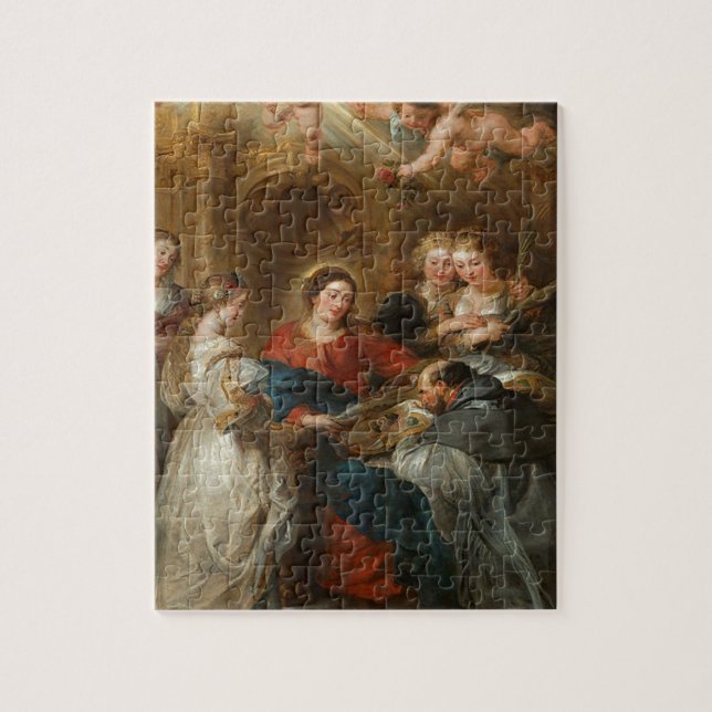 Triptych St. Idelfonso - Peter Paul Rubens Jigsaw Puzzle (Vertical)