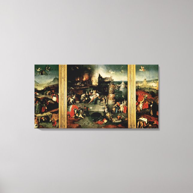 Triptych: The Temptation of St. Anthony Canvas Print (Front)