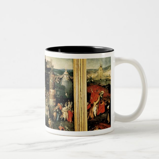 Triptych: The Temptation of St. Anthony Two-Tone Coffee Mug (Right)