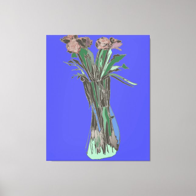 Triptych Wall Art ImperfectFlowers Still Bloom  (Front)
