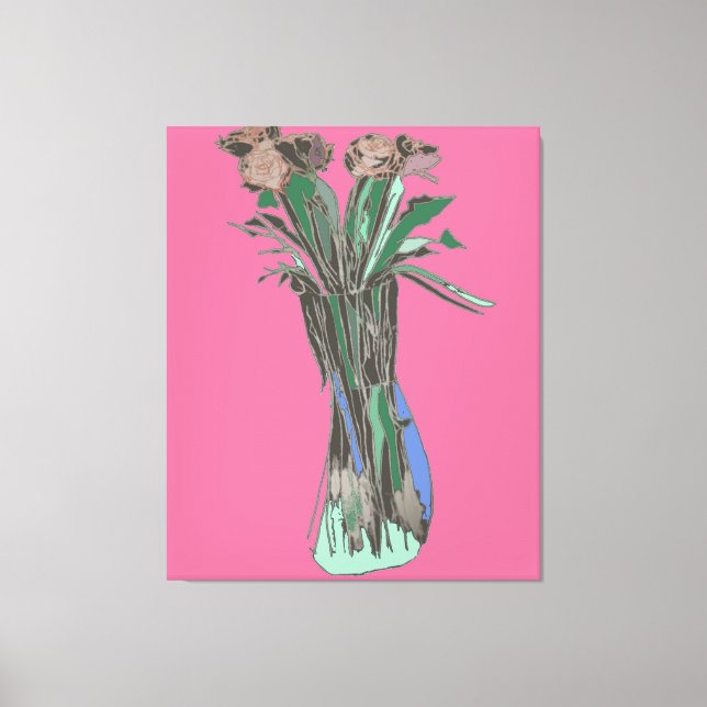 Triptych Wall Art ImperfectFlowers Still Bloom  (Front)
