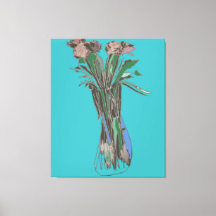 Triptych Wall Art ImperfectFlowers Still Bloom 