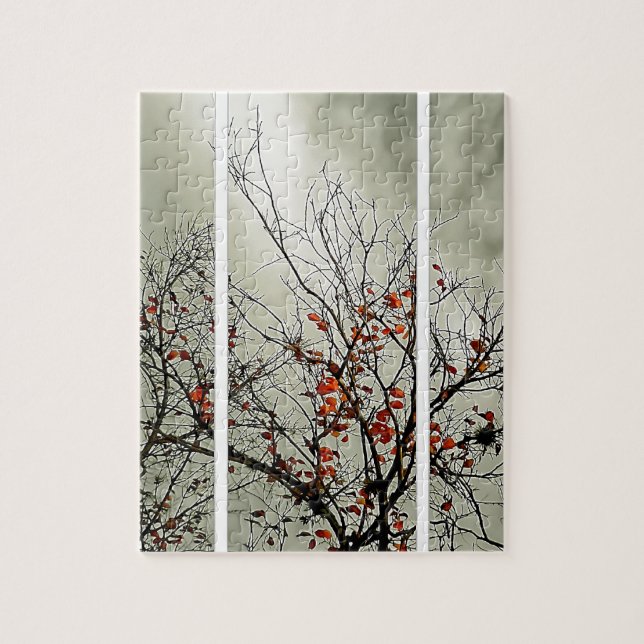 Triptych with natural motive jigsaw puzzle (Vertical)