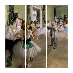 Triptyque Edgar Degas - Classe Danse
