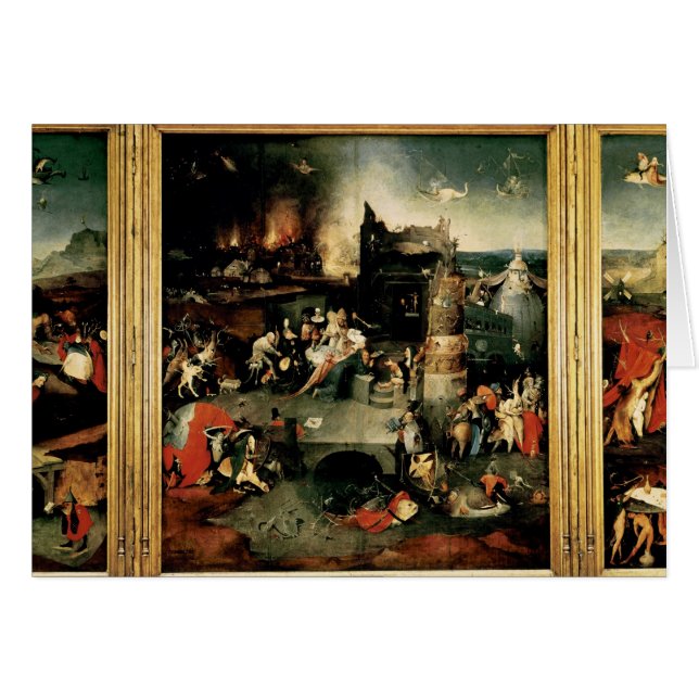 Triptyque : La tentation de St Anthony (Devant horizontal)