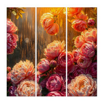 Pivoines lumineuses