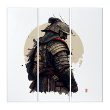 Une illustration détaillée de samouraï