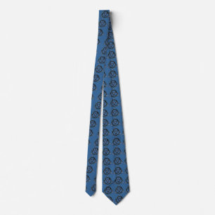 Triquetra (Blue) Tie