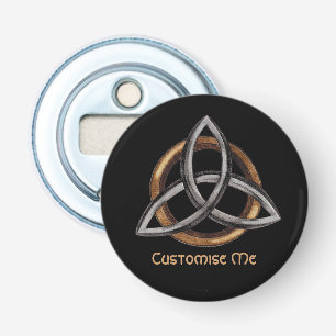 Triquetra (Brown/Silver) Bottle Opener