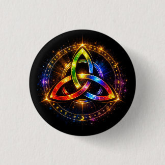 Triquetra_C 1 Inch Round Button