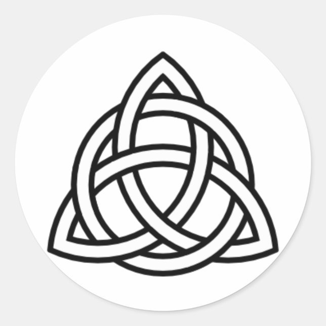 Triquetra Classic Round Sticker (Front)