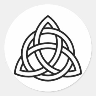 Triquetra Classic Round Sticker