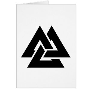 Triquetra de symbole de Valknut