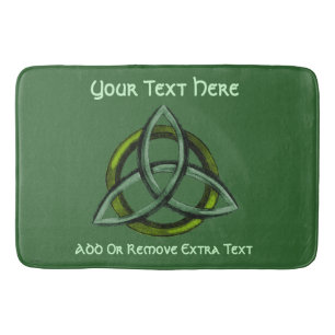 Triquetra (Green) Bath Mat