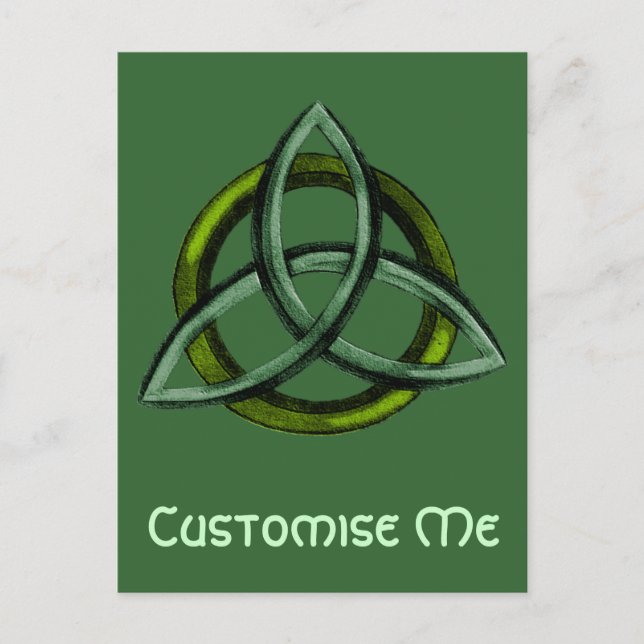 Triquetra (Green) Postcard (Front)