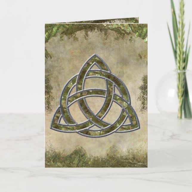 Triquetra Natural Card (Front)