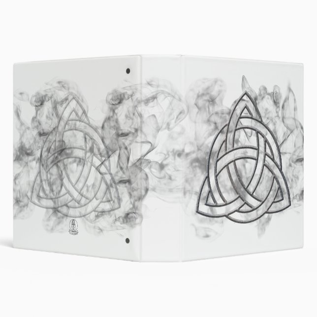 Triquetra Silver Bevel Binder (Background)