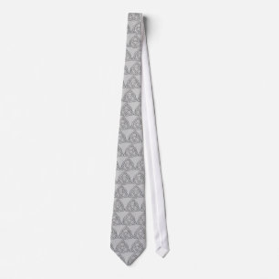 Triquetra Silver Bevel Tie
