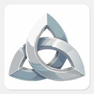 Triquetra Square Sticker