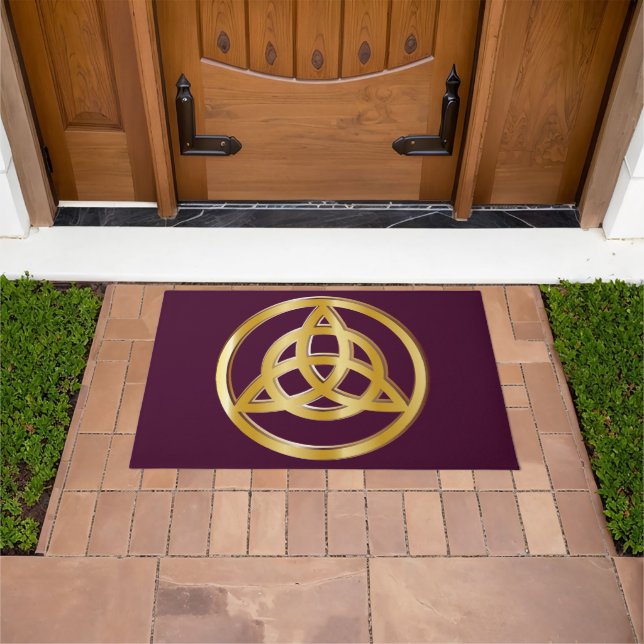 Triquetra symbol doormat (Outdoor)