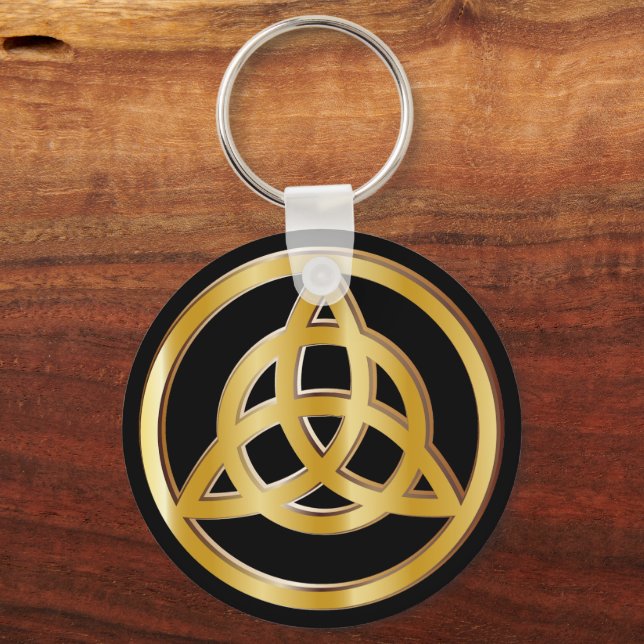 Triquetra symbol keychain (Front)