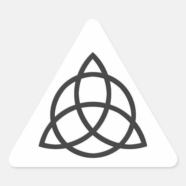 Triquetra Triangle Sticker (Front)