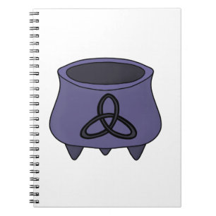 Triquetra Trinity Cauldron Notebook